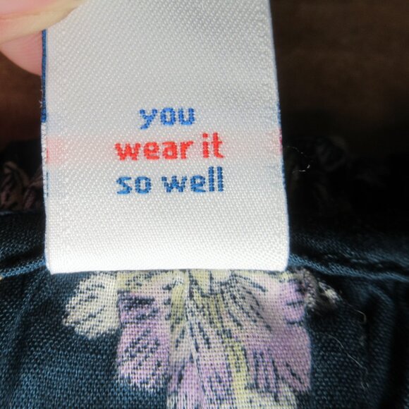 Old Navy Floral Tassel Peasant Top | Size Small | NWT - Picture 10 of 13